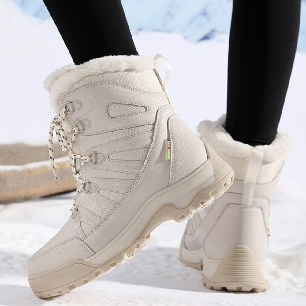 Bottes De Randonnée Femme Mi Longue Fourrure