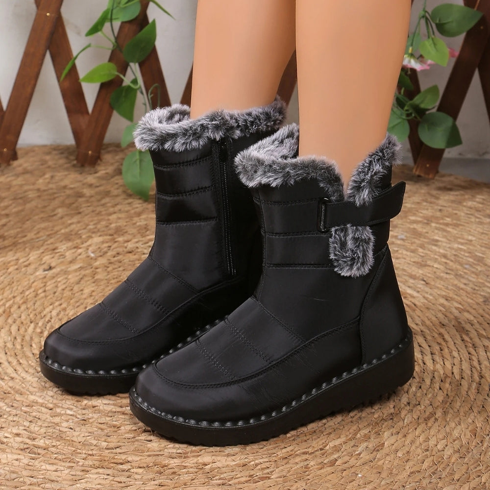 Bottes De Randonnée Femme Fourrure