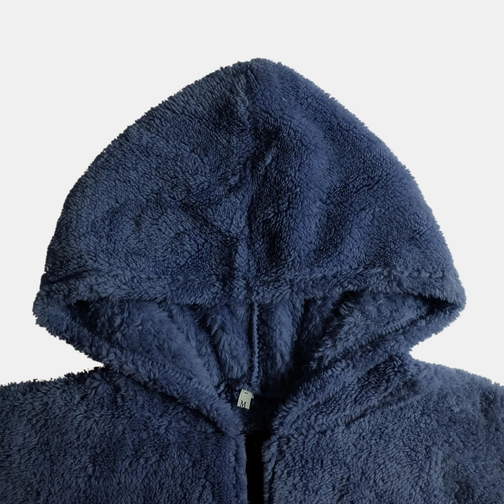 Veste A Capuche Polaire