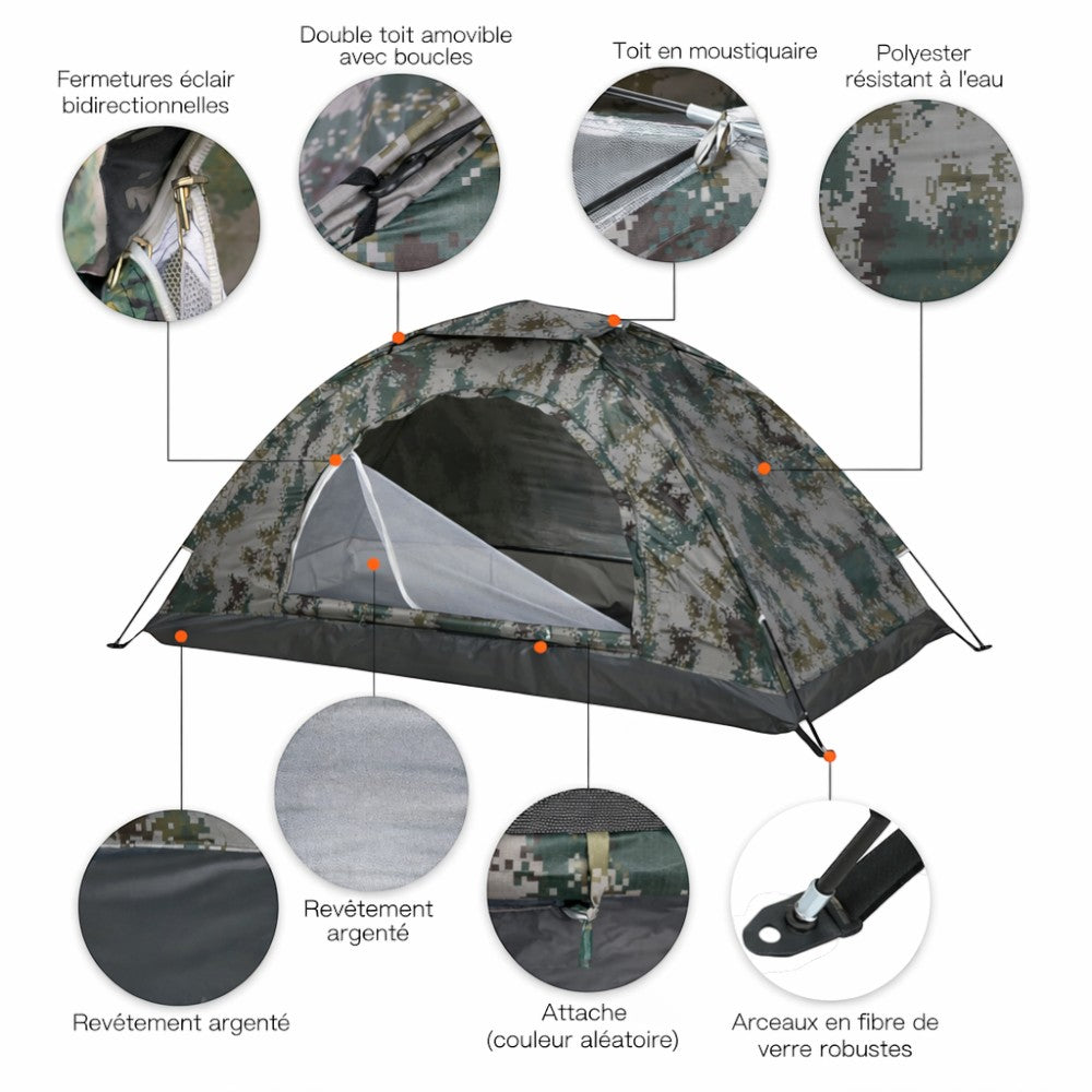 Tente Style Camouflage