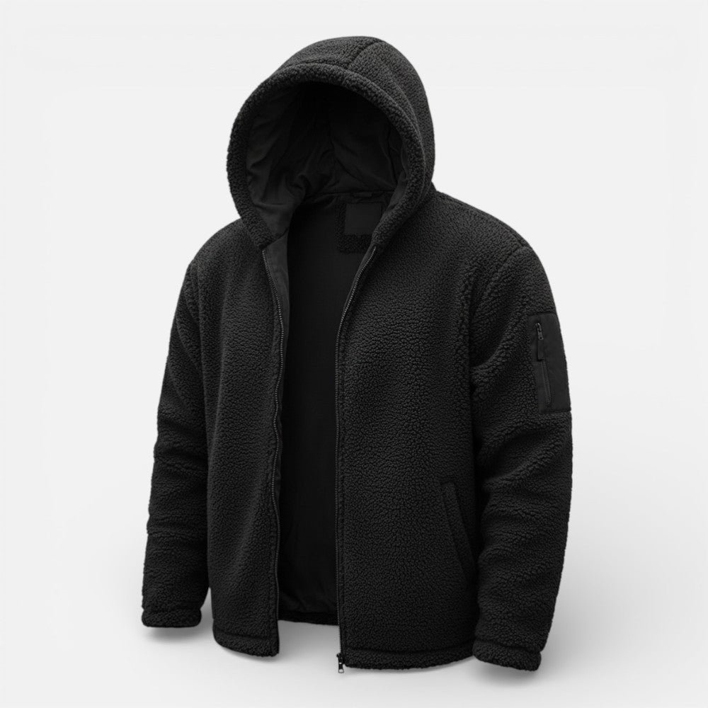 Veste A Capuche Polaire