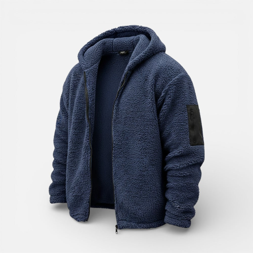Veste A Capuche Polaire