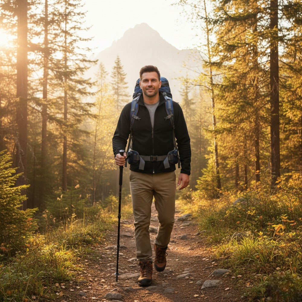 Veste Polaire De Randonnée Col Haut
