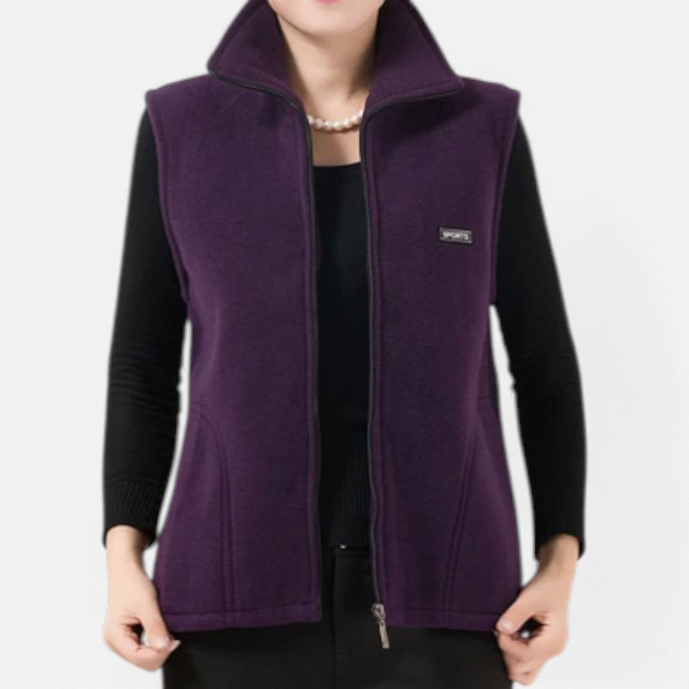 Veste Polaire Sans Manche Femme