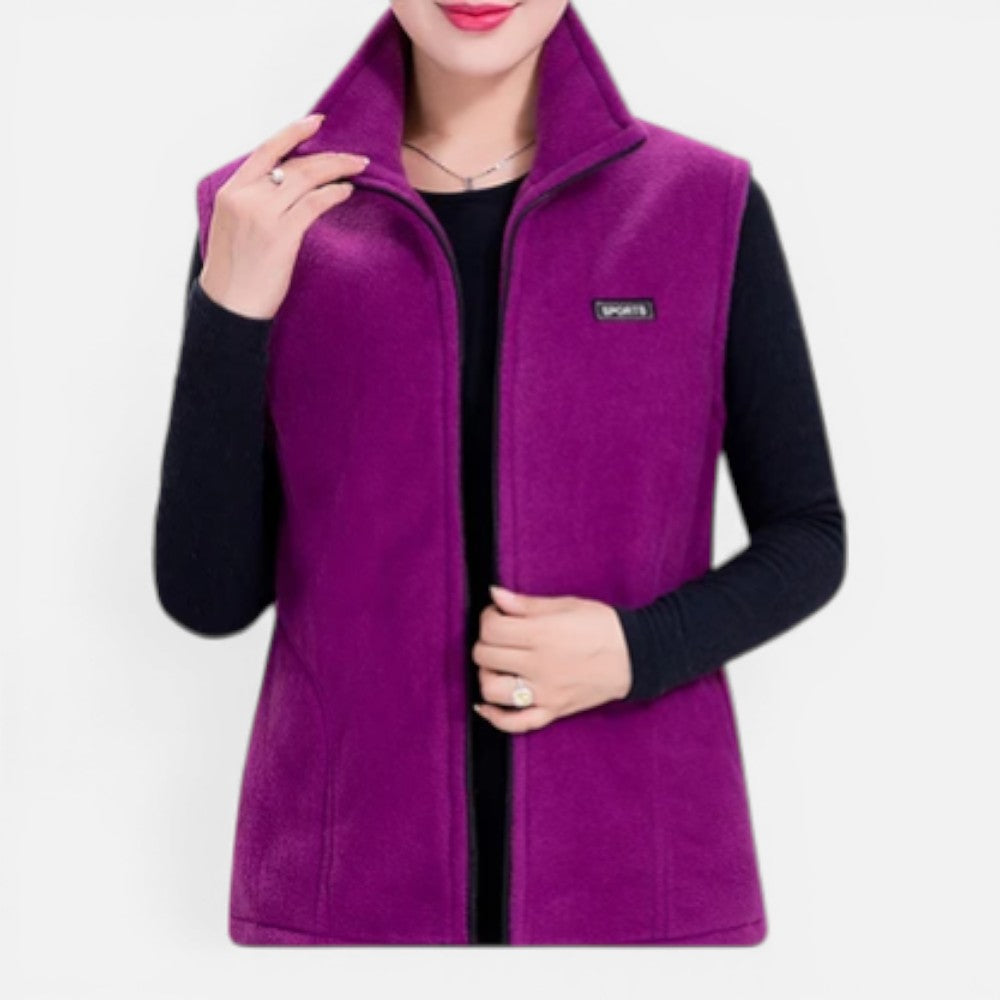 Veste Polaire Sans Manche Femme