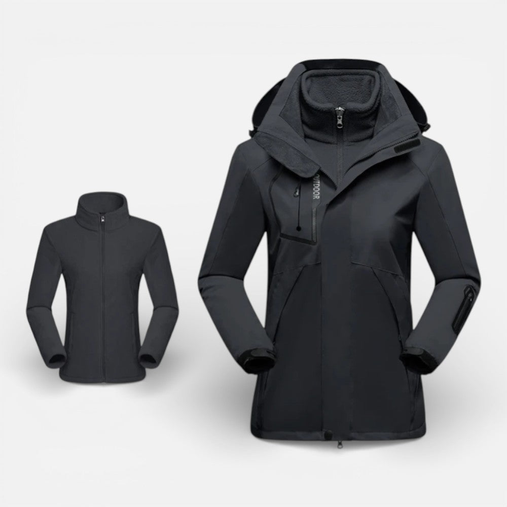 Manteau De Randonnée Doublure Polaire Femme