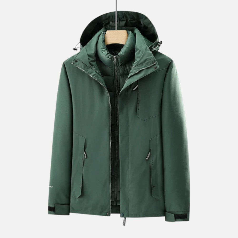 Manteau De Randonnée Doublure Doudoune Femme
