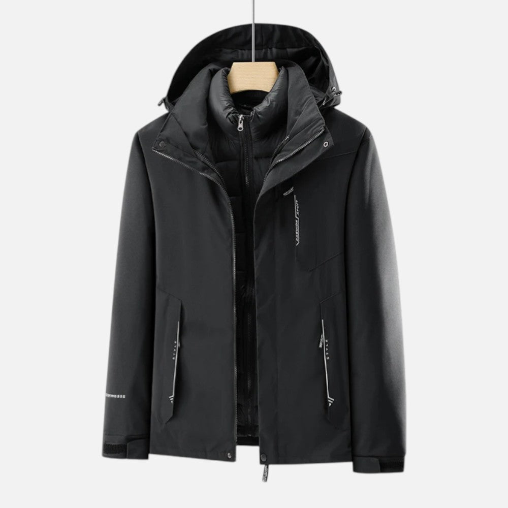 Manteau De Randonnée Doublure Doudoune Femme