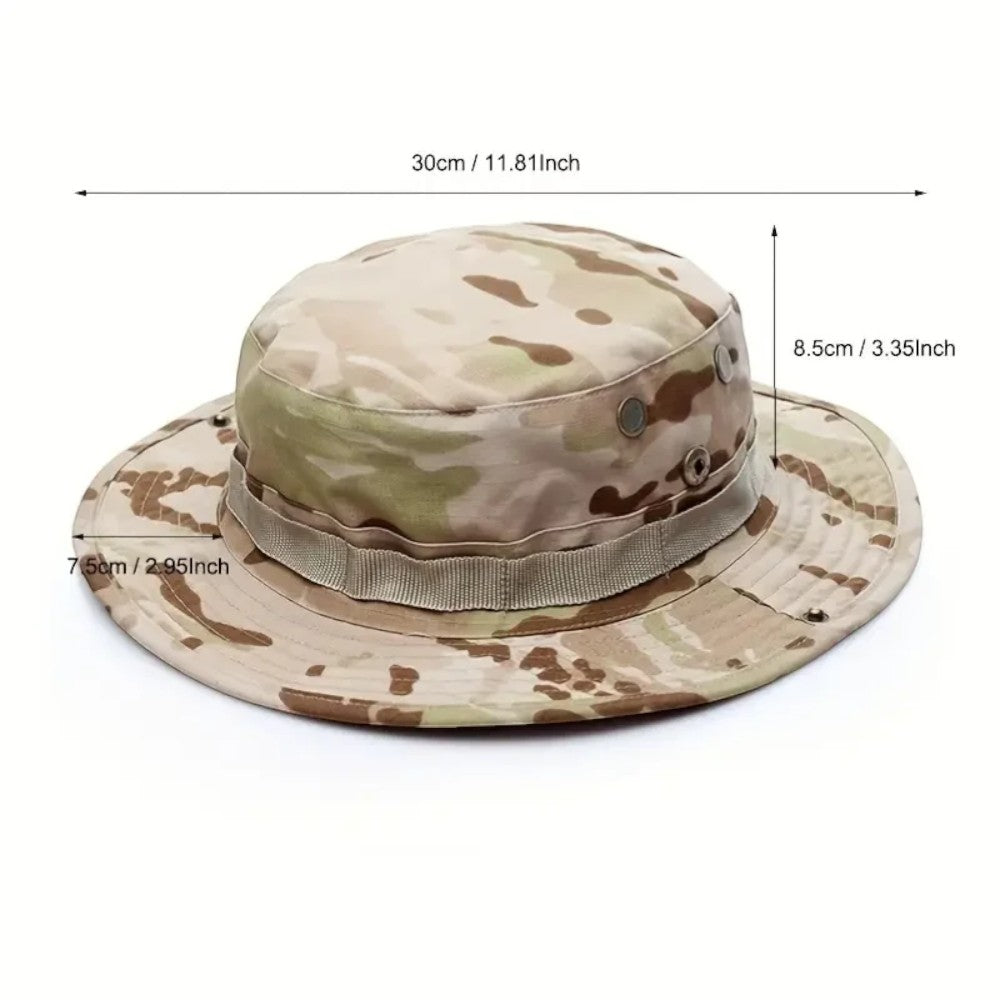 Chapeau De Randonnée Style Camouflage