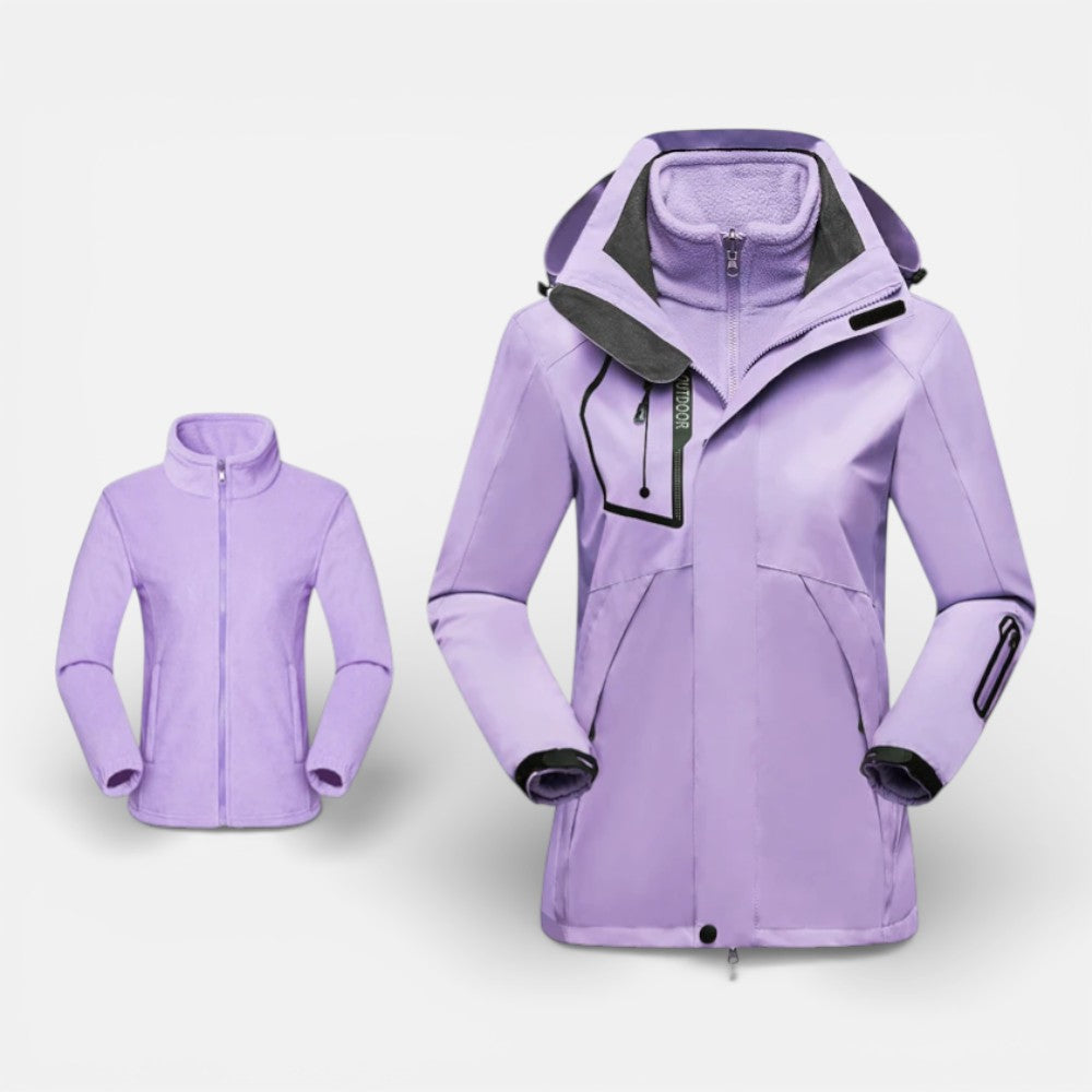 Manteau De Randonnée Doublure Polaire Femme