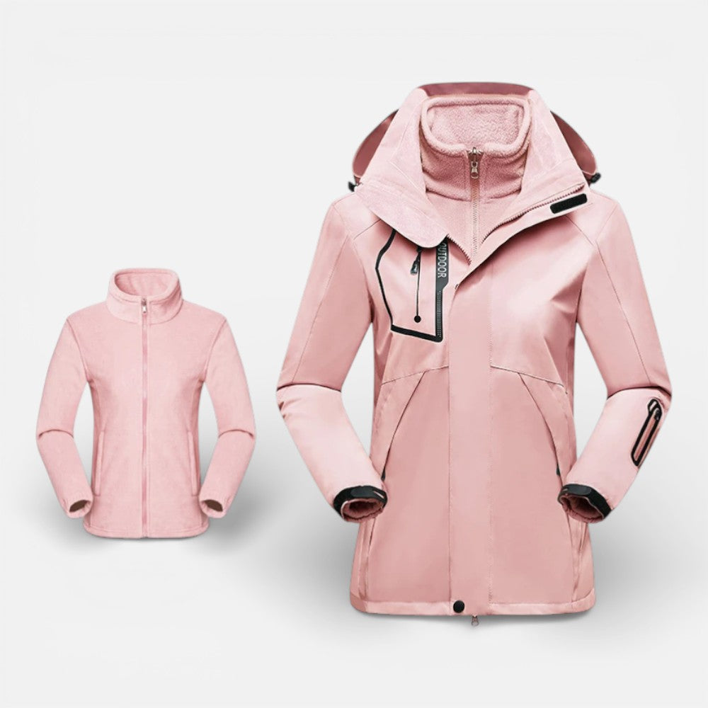 Manteau De Randonnée Doublure Polaire Femme