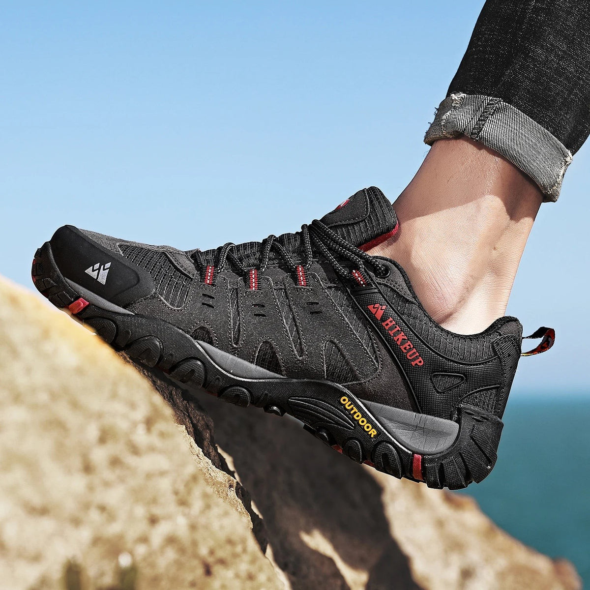 Chaussures Randonnée Homme En Cuir Suédé