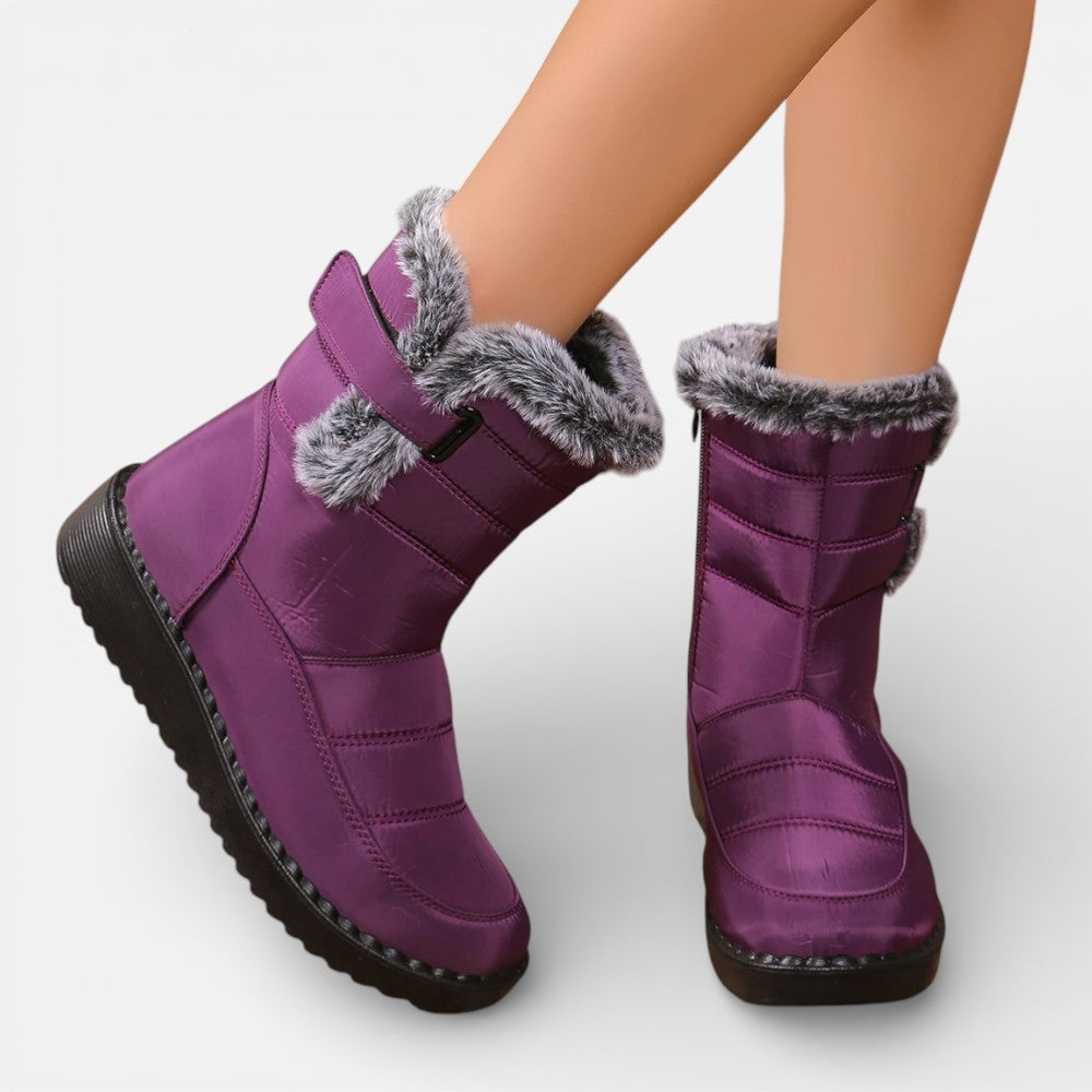 Bottes De Randonnée Femme Fourrure